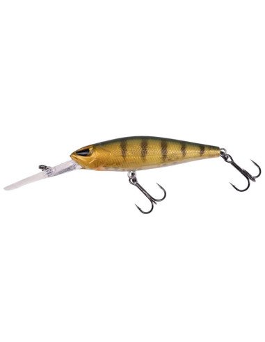 Zeck Fishing Hitch Perch 7,5cm 10,5g 2m SP Twitchbait Wobbler Schwebend Barsch Zander Spinnfischen-Blinker / Spinnköder-JJ-Fi...