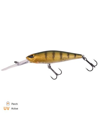Zeck Fishing Hitch Perch 7,5cm 10,5g 2m SP Twitchbait Wobbler Schwebend Barsch Zander Spinnfischen-Blinker / Spinnköder-JJ-Fi...