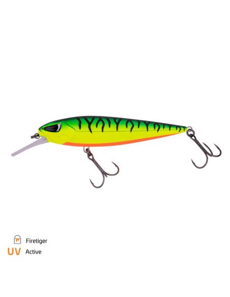 Zeck Fishing Dundee Firetiger 13,5cm 41g 5m SP Hechtwobbler Uli Beyer Weitwurf Spinnköder-Blinker / Spinnköder-JJ-Fishing