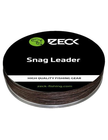 Zeck Fishing Snag Leader 1,00mm 136kg 50m PE geflochtene Schlagschnur extrem Abriebfest Welsangeln-Vorfachmaterial & Montage-...