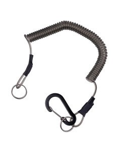 Zeck Fishing Spiral Cord Spiralband extrem Robust Werkzeugsicherung Kescherhalter Belly Boat und Ufer Spinnfischen-Werkzeuge-...