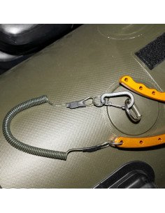 Zeck Fishing Spiral Cord Spiralband extrem Robust Werkzeugsicherung Kescherhalter Belly Boat und Ufer Spinnfischen-Werkzeuge-... 2