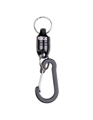 Zeck Fishing Magnetic Clip 3,5kg Werkzeug Magnet Keschermagnet Extra Stark mit Karabiner Belly Boat und Ufer Spinnfischen-Wer...