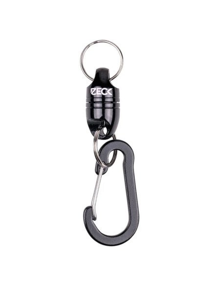 Zeck Fishing Magnetic Clip 3,5kg Werkzeug Magnet Keschermagnet Extra Stark mit Karabiner Belly Boat und Ufer Spinnfischen-Wer...
