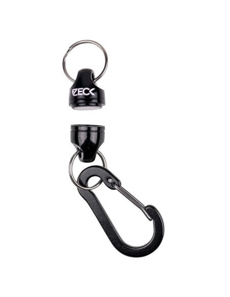 Zeck Fishing Magnetic Clip 3,5kg Werkzeug Magnet Keschermagnet Extra Stark mit Karabiner Belly Boat und Ufer Spinnfischen-Wer...