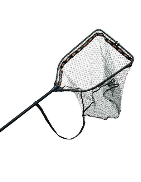 Zeck Fishing Folding Rubber Tele Net L Gummierter Angelkescher Fischschonend Stufenlos Ausziehbar Spinnfischen-Kescher & Kesc...