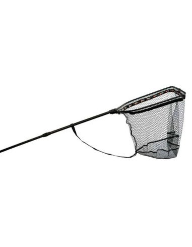 Zeck Fishing Folding Rubber Tele Net L Gummierter Angelkescher Fischschonend Stufenlos Ausziehbar Spinnfischen-Kescher & Kesc...