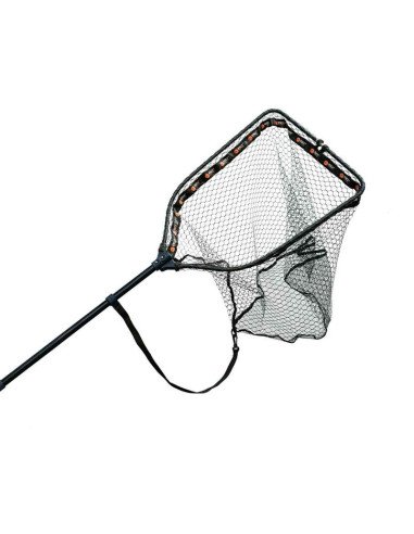 Zeck Fishing Folding Rubber Tele Net M Gummierter Angelkescher Fischschonend Stufenlos Ausziehbar Spinnfischen-Kescher & Kesc...