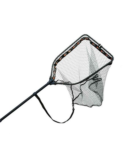 Zeck Fishing Folding Rubber Tele Net M Gummierter Angelkescher Fischschonend Stufenlos Ausziehbar Spinnfischen-Kescher & Kesc...