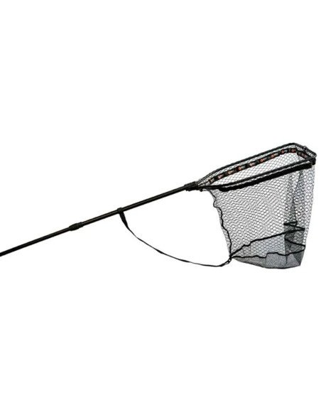 Zeck Fishing Folding Rubber Tele Net XL Gummierter Angelkescher Fischschonend Stufenlos Ausziehbar Spinnfischen-Kescher & Kes...