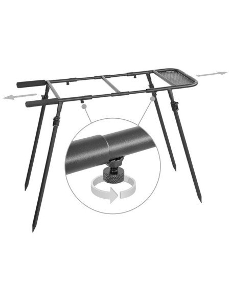 Delphin TOP SPOD Station Größenverstellbar für 2 Eimer inkl. Beine und Tragetasche-Fishing accessories-JJ-Fishing