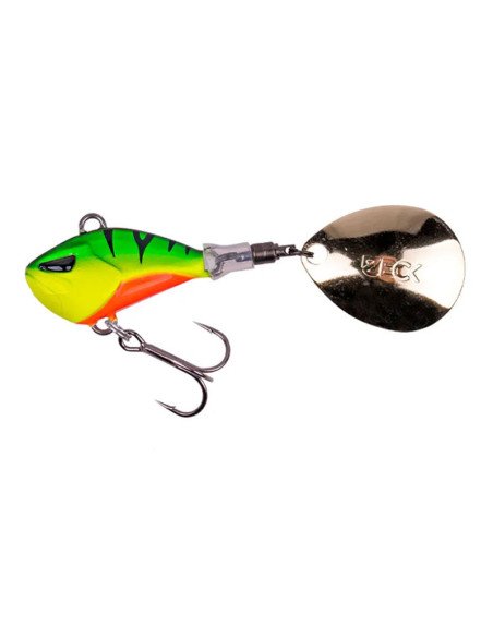 Zeck Fishing Rogue Runner 20g Firetiger Jig Spinner Long Distance Starke Druckwelle Extra Vibration Spinnfischen-Turn signals...