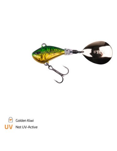 Zeck Fishing Rogue Runner Golden Kiwi 15g Jig Spinner Weitwurfköder starke Druckwellen Spinnfischen-Blinker / Spinnköder-JJ-F...