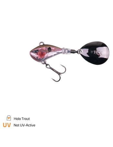 Zeck Fishing Rogue Runner Holo Trout 15g Jig Spinner Weitwurfköder starke Druckwellen Spinnfischen-Blinker / Spinnköder-JJ-Fi...