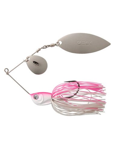 Zeck Fishing Spinnerbait Pink Whitey 20g Hechtbomber Kraut Angelköder Spinnfischen-Blinker / Spinnköder-JJ-Fishing