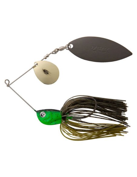 Zeck Fishing Spinnerbait Moor Kiwi 20g Hechtbomber Kraut Angelköder Spinnfischen-Blinker / Spinnköder-JJ-Fishing