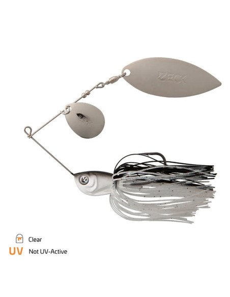 Zeck Fishing Spinnerbait Clear 20g Hechtbomber Kraut Angelköder Spinnfischen-Blinker / Spinnköder-JJ-Fishing