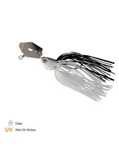 Zeck Fishing Bladed Jig Clear 21g 6/0 Chatterbait Trailer Bait Extreme Vibration Krautschutz-Blinker / Spinnköder-JJ-Fishing 2