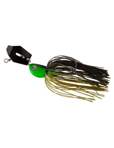 Zeck Fishing Bladed Jig Moor Kiwi 10g 3/0 Chatterbait Trailer Bait Extreme Vibration Krautschutz-Blinker / Spinnköder-JJ-Fishing