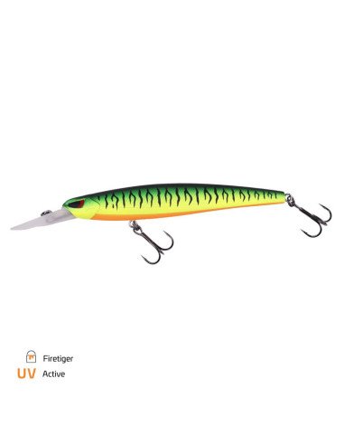 Zeck Fishing Murdock 12.5cm 2m F Firetiger 21,5g Twitchbait Zander Hecht Floating Zandermagnet Wobbler Spinnfischen-Wobbler &...