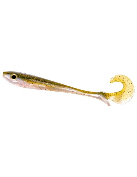 Zeck Fishing Baby Butcher Undercover Perch 14cm 23g 2 Stück innovatives Laufverhalten Twister Schaufelschwanz Spinnfischen-Gu...