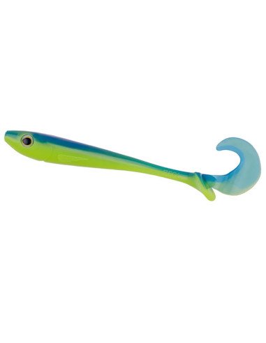 Zeck Fishing Baby Butcher UBS Classic 14cm 23g 2 Stück innovatives Laufverhalten Twister Schaufelschwanz Spinnfischen-Gummifi...
