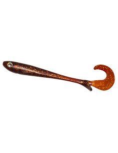 Zeck Fishing Baby Butcher Motoroil 12cm 12,7g 3 Stück innovatives Laufverhalten Twister Schaufelschwanz Spinnfischen-Gummifis...