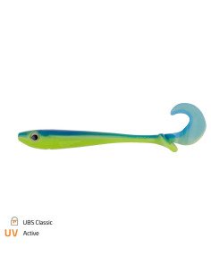 Zeck Fishing Baby Butcher UBS Classic 10cm 7,2g 4 Stück innovatives Laufverhalten Twister Schaufelschwanz Spinnfischen-Gummif... 2