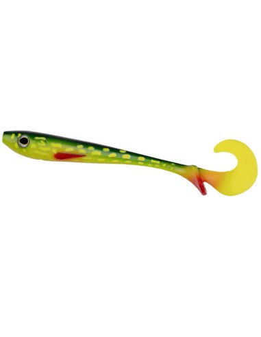 Zeck Fishing Butcher Shock Pike 16cm 30g 2 Stück innovatives Laufverhalten Twister Schaufelschwanz Spinnfischen-Gummifische /...