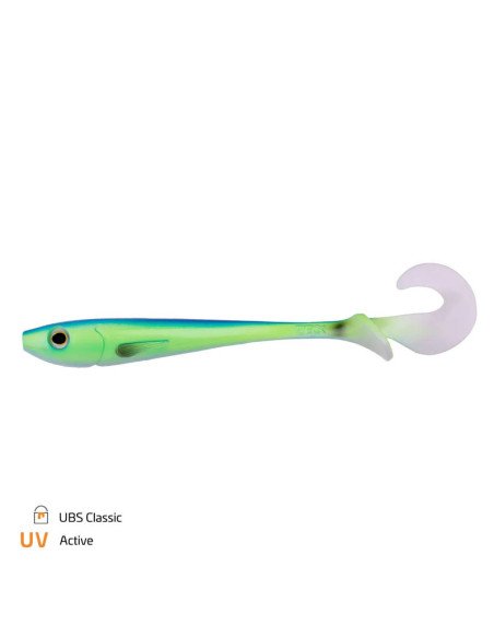 Zeck Fishing Butcher 16cm UBS Classic 2 Stk. 30g Extremes Laufverhalten Twister Schaufelschwanz Spinnfischen-Rubber fish / ru...