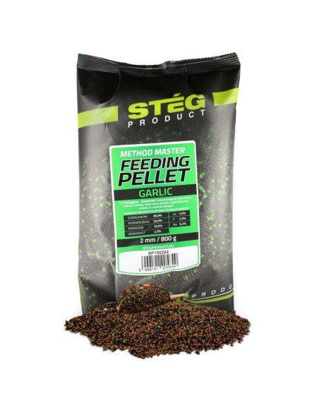 Steg Feeding Pellet Knoblauch 800g 2mm Method Feeder Bait Futter-M.F. Pellets-JJ-Fishing