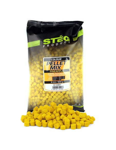 Steg Pellet Mix Ananas 800g 8mm Method Feeder-M.F. Pellets-JJ-Fishing