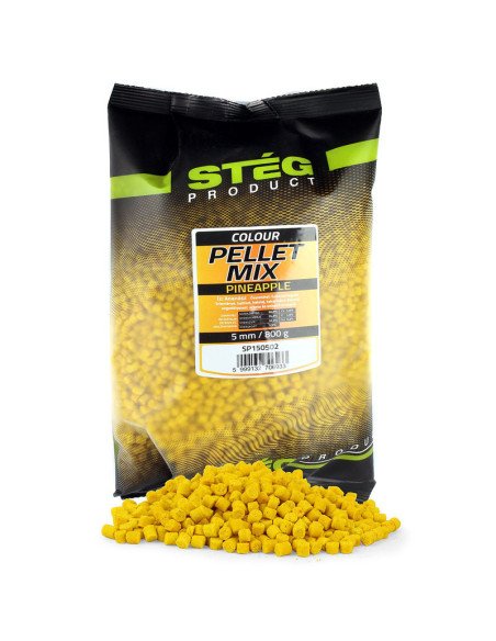 Steg Pellet Mix Ananas 800g 5mm Method Feeder-M.F. Pellets-JJ-Fishing