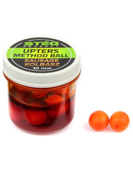 Steg Upters Method Ball 10mm Sausage 8Stk. Fake Wafter Soft Baits in Dip Wiederverwendbar-M.F. Wafter-JJ-Fishing