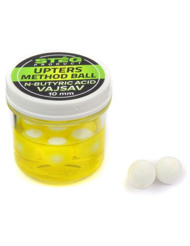 Steg Upters Method Ball N-Butyric Acid 10mm 8 Stück Fake Wafter Soft Baits in Dip Wiederverwendbar-M.F. Wafter-JJ-Fishing