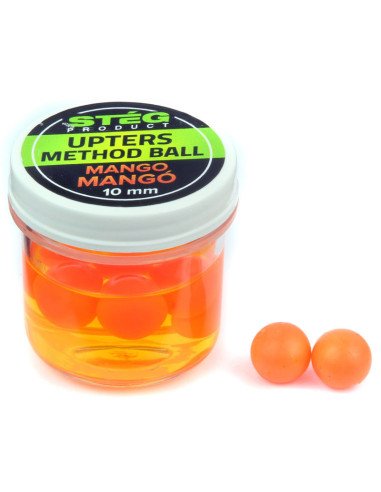 Steg Upters Method Ball Mango 10mm 8 Stück Fake Wafter Soft Baits in Dip Wiederverwendbar-M.F. Wafter-JJ-Fishing