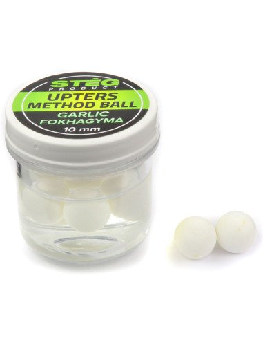 Steg Upters Method Ball Garlic 10mm 8 Stück Fake Wafter Soft Baits in Dip Wiederverwendbar-M.F. Wafter-JJ-Fishing