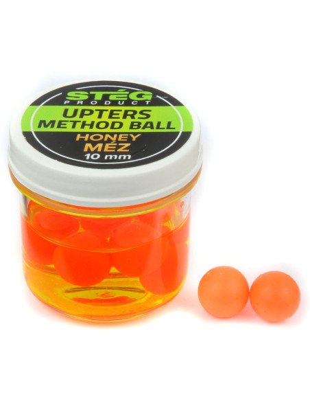 Steg Upters Method Ball Honey 10mm 8 Stück Fake Wafter Soft Baits in Dip Wiederverwendbar-M.F. Wafter-JJ-Fishing