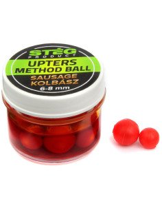 Steg Upters Method Ball Sausage 6-8mm 10 Stück Fake Wafter Soft Baits in Dip Wiederverwendbar-M.F. Wafter-JJ-Fishing