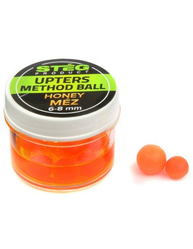 Steg Upters Method Ball Honey 6-8mm 10 Stück Fake Wafter Soft Baits in Dip Wiederverwendbar-M.F. Wafter-JJ-Fishing