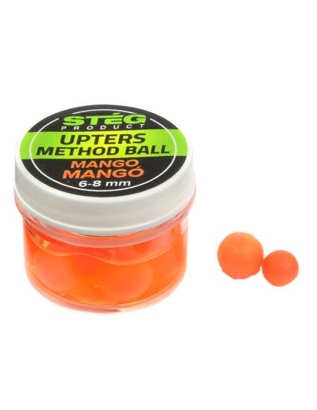 Steg Upters Method Ball Mango 6-8mm 10 Stück Fake Wafter Soft Baits in Dip Wiederverwendbar-M.F. Wafter-JJ-Fishing