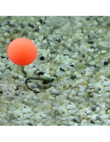 Steg Upters Method Ball Strawberry 6-8mm 10 Stück Fake Wafter Soft Baits in Dip Wiederverwendbar-M.F. Wafter-JJ-Fishing