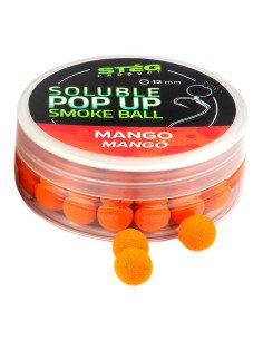 Steg SOLUBLE Pop Up Smoke Ball Mango 12mm 25g Method Feeder Köder Auftreibend-M.F. Pop Up´s-JJ-Fishing