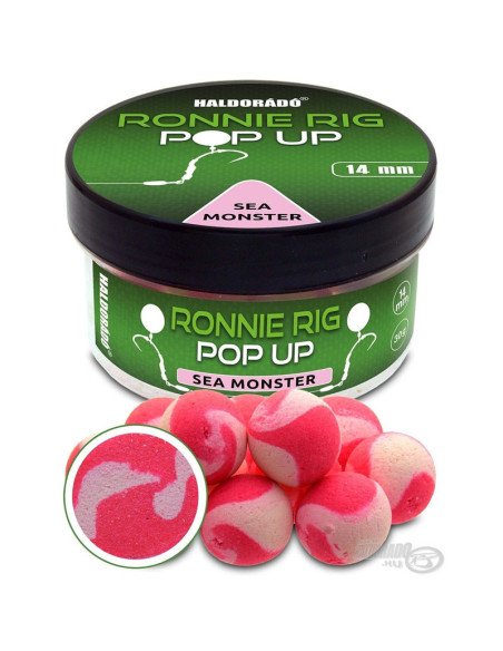 Haldorado Ronnie Rig Pop Up Sea Monster 14mm 30g Bi-Color Köder Extra Intensiv-Pop Up´s-JJ-Fishing