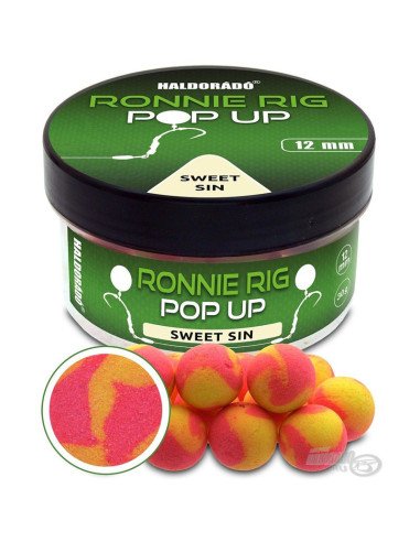 Haldorado Ronnie Rig Pop Up Sweet Sin 12mm 30g Bi-Color Köder Extra Intensiv-Pop Up´s-JJ-Fishing