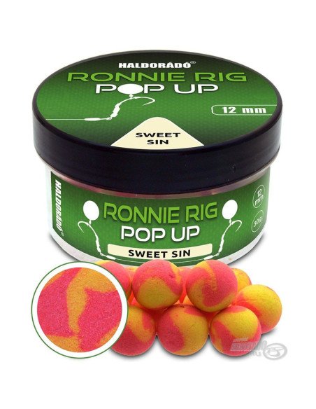 Haldorado Ronnie Rig Pop Up Sweet Sin 12mm 30g Bi-Color Köder Extra Intensiv-Pop Up´s-JJ-Fishing