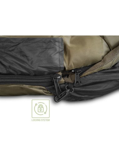 Delphin ThermoMASTER Schlafsack 2x1 220x90cm Sleeping Bag Extra Warm All Season-Angelliegen & Angelstühle-JJ-Fishing
