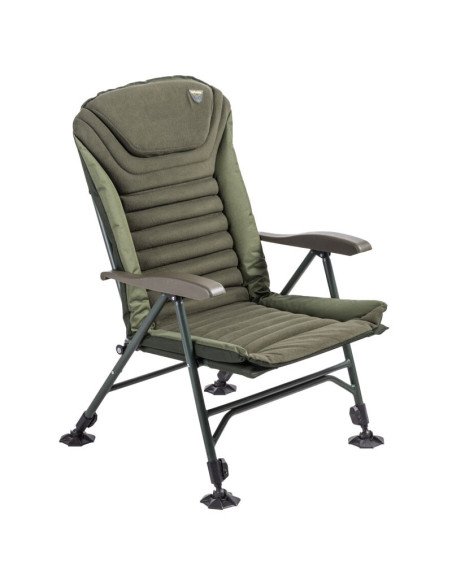 Mivardi Quattro Chair Professional Angelsessel Bequem Gepolstert verstellbare Rückenlehne-Angelliegen & Angelstühle-JJ-Fishing