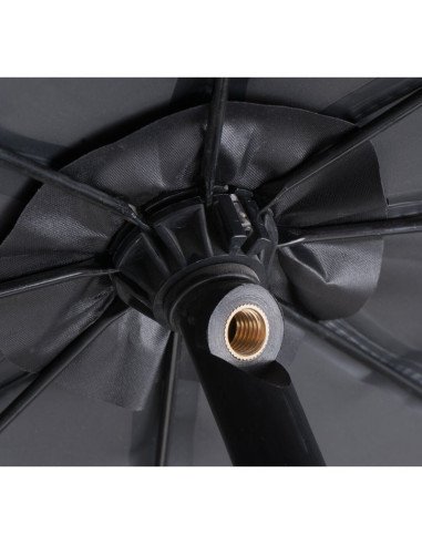 Mivardi TMX 250 Method Feeder Angelschirm Rund Black Edition-Umbrellas & Tents-JJ-Fishing