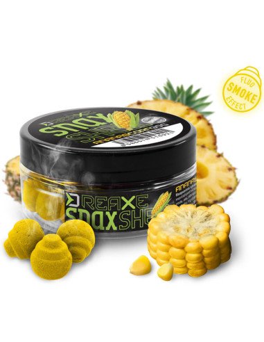 Delphin D SNAX SHELL Wafter Mais & Ananas 12mm 30g Balanced Smoke Effect Method Feeder Hochintensive Angelköder-M.F. Wafter-J...